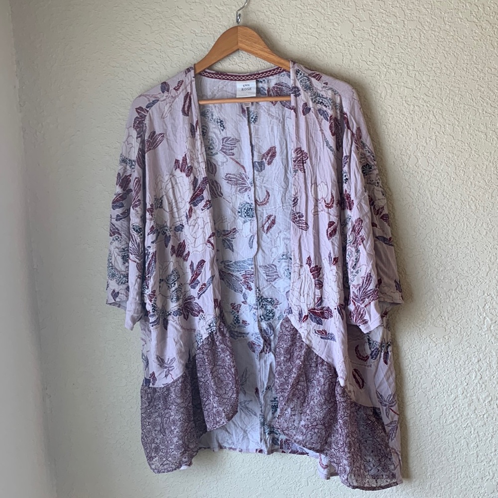 Know Rose Floral Kimono Top